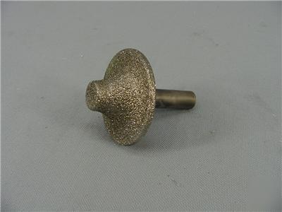 Diamond plated router profiling bit - 20MM radius