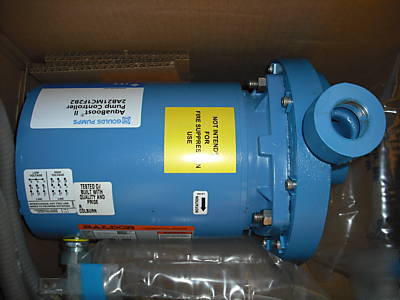 Goulds aqua boost ii simplex water booster system