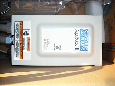Goulds aqua boost ii simplex water booster system