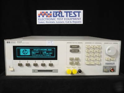 Hp 8168B tunable laser source , 1550NM, -4DBM, opt. 003