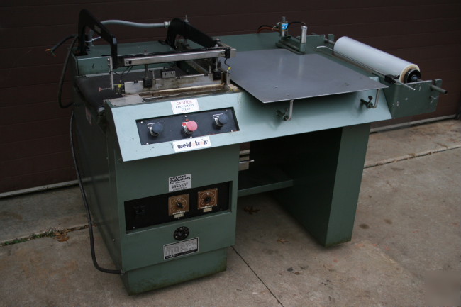 L-sealer weldotron semi-auto 16 x 20 shrink wrapper