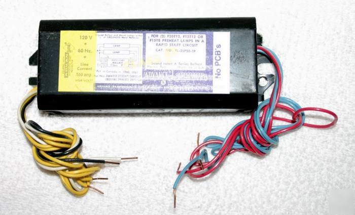 New 1 advance rapid start ballast rl-2SP20-tp 