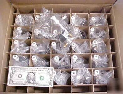 New box of 50 parker 120V stainless solenoid valves ss 