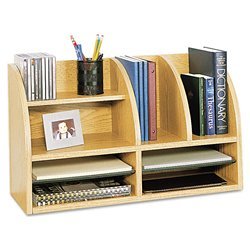 New safco 9417MO radius front 8-compartment desktop ...