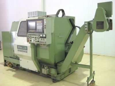 Okuma lc-20 2ST 4-axis cnc turning center lathe, LC20