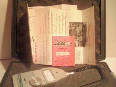 Simpson 380 m microwave leak/power tester