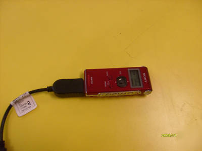 Sony icd-UX71 digital voice recorder 1GB ICDUX71 red