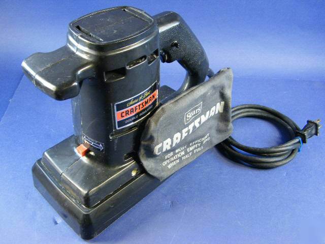 Vintage craftsman dual motion sander # 315