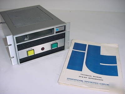 Vintage gates itc tapetronics broadcast tape cart deck