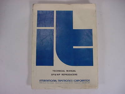 Vintage gates itc tapetronics broadcast tape cart deck