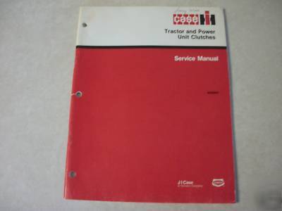 International harvester clutch service manual ih