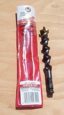 Milwaukee tool 48-13-6551 heavy duty auger wood bit