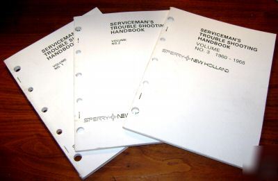 New holland serviceman's trouble shooting handbooks nh