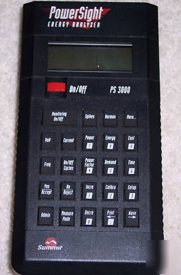 PS3000 powersight energy harmonic analyzer summit tech 