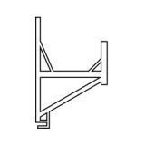 Qual-craft 2361 wallcrawler bracket