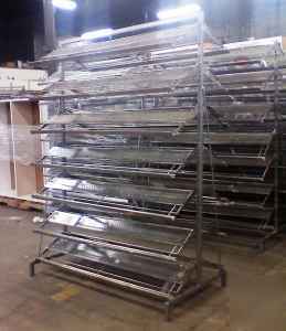 Shoe store racks double sided shelving fixtures lot 12