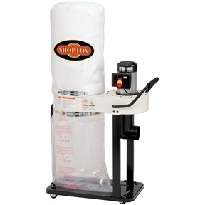 Shop fox W1727 1 hp 800 cfm dust collector 