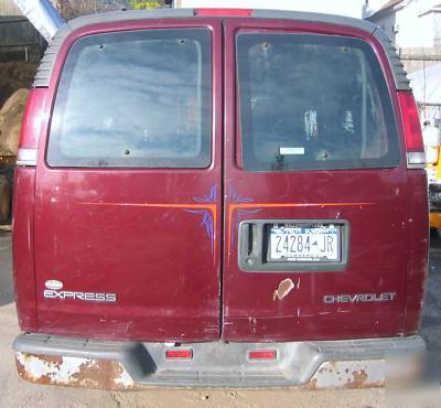 2000 chevy express 3500 cargo work moving van truck