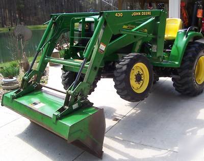 2001 john deere 4300 utility 4WDTRACTOR, loader & mower