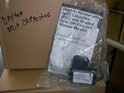 Capacitor ~ dayton permanent split capacitors - qty. 25