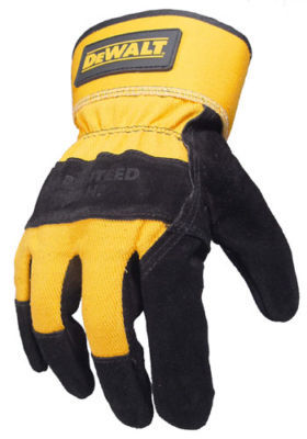 Dewalt premium split cowhide leather palm glove