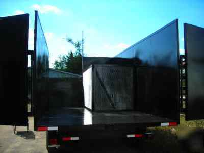 2010 8' x 16' x 6' bumper pull dump trailer shipping