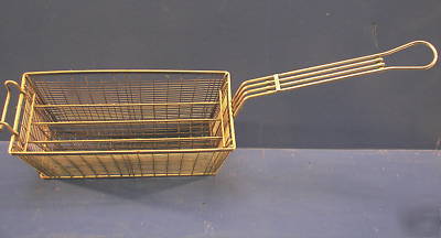 3-compartment fryer basket 13