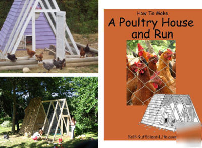 Chicken coop plans - poultry ark design - a frame plan