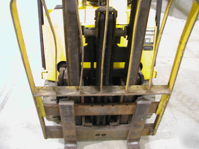 Clark TM12 3 wheel sitdown electric forklift lift 