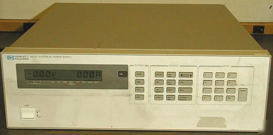 Hp system dc power supply model # 6623A