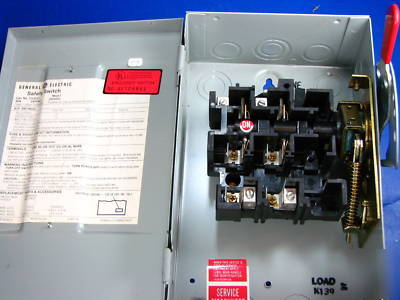 New ge safety switch enclosure 30A 240V 814E