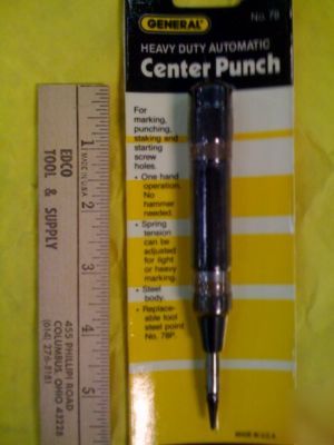 New general hardware #87 heavy duty auto center punch - 