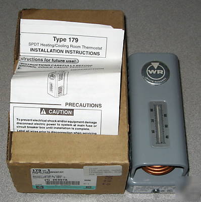 New white rodgers 179-1 line voltage thermostat 2E997