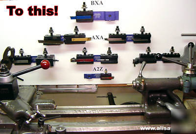 Qc quick change tool holder rack bxa aloris type