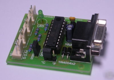 Temperature data logger 4 channel com / rs-232 / RS232