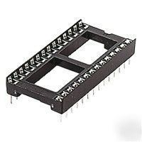 Pcb circuit board chip socket 28 pin dil 0.6