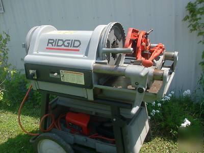 Ridgid 1224 pipe threader threading machine very nice