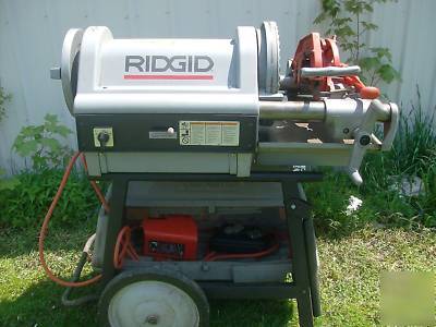 Ridgid 1224 pipe threader threading machine very nice