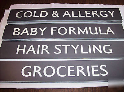 Signage for aisle marker signs,double sided,2 languages