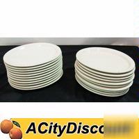 22 white home diner restaurant dining plates dinnerware