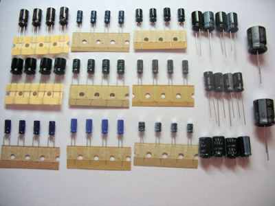 50PCS electrolytic caps kit 6.3V-160V 0.22UF-2200UF