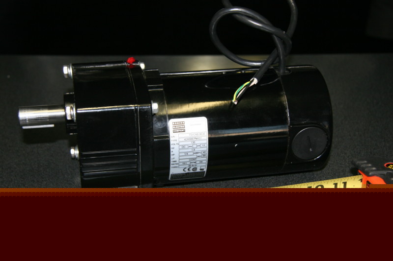 Bodine (42A5BEPM-E2) 10:1 dc 1/4 hp 130V gearmotor 4180