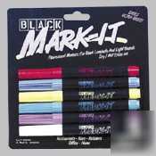 Drimark mark-it assorted dry/damp erase markers |1