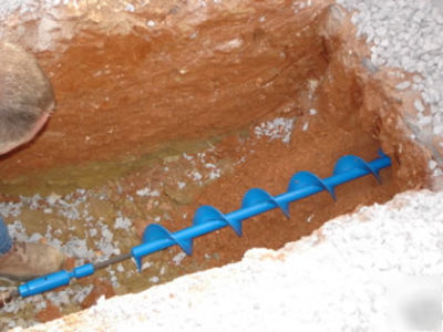Earth auger horizontal boring soil drill tool digger sm