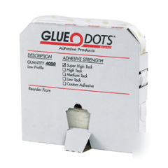 Glue dots medium tack glue dots low profile 12