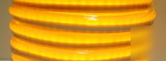 Js led rope light yellow flex tube ac 110V 50 feet