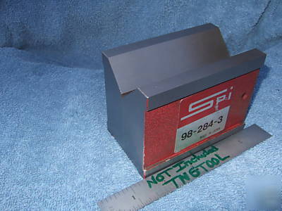 Magnetic v-block spi 45* 98-284-3 used toolmaker wow 