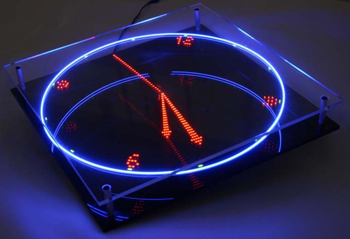 New incredible gadget virtual clock great lighting