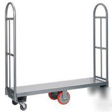 Steel deck narrow aisle high end platform truck 16