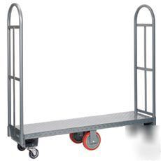 Steel deck narrow aisle high end platform truck 16